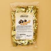Amoretto Moca - Amaretti ricoperti di cioccolato fondente confezionati singolarmente 80 g.