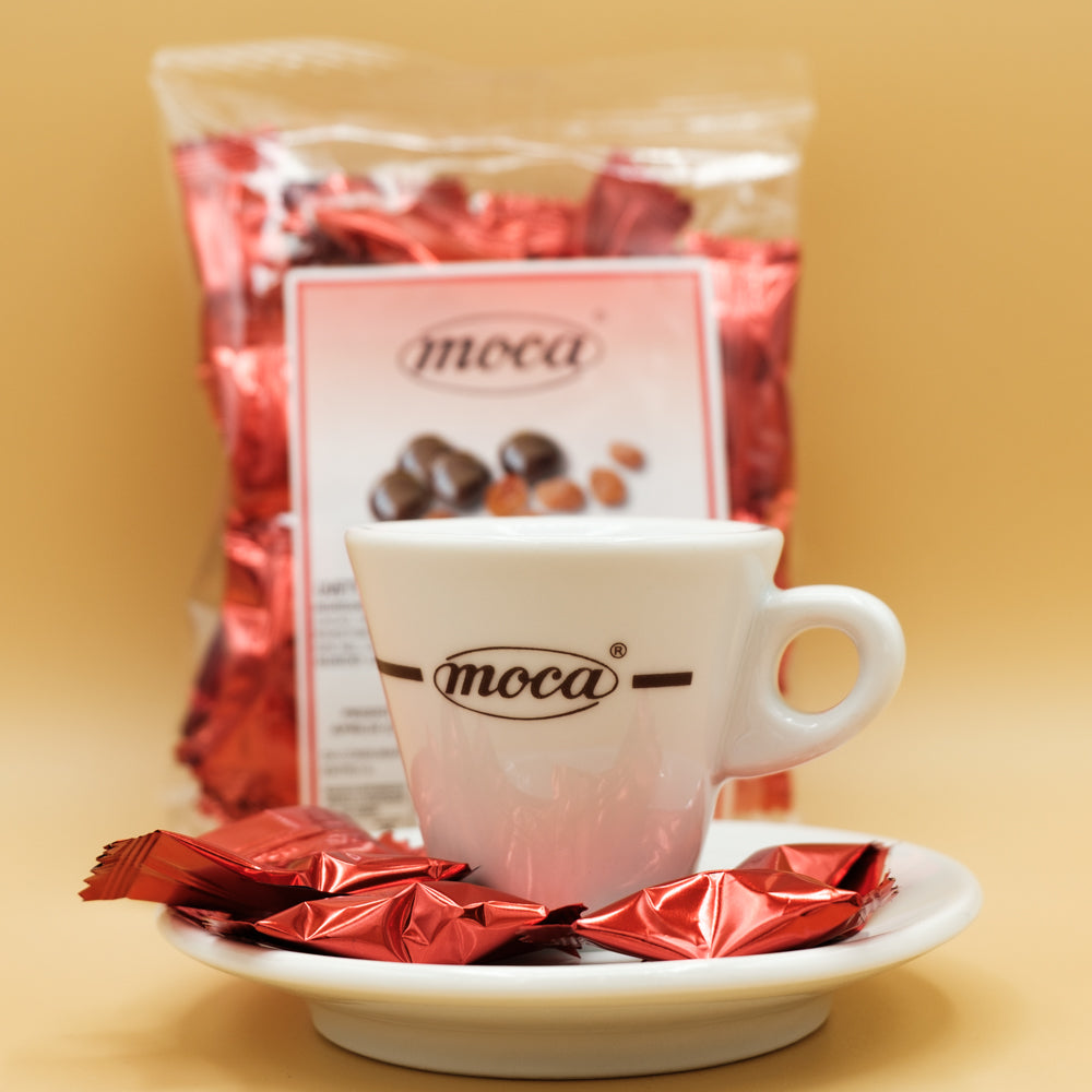 Bolero Moca - Rum-soaked raisins covered in dark chocolate, individually packaged, 80 g.