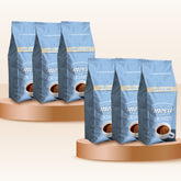 Moca Whole Bean Coffee, Family Pack - Decaffeinated - 6 x 500g