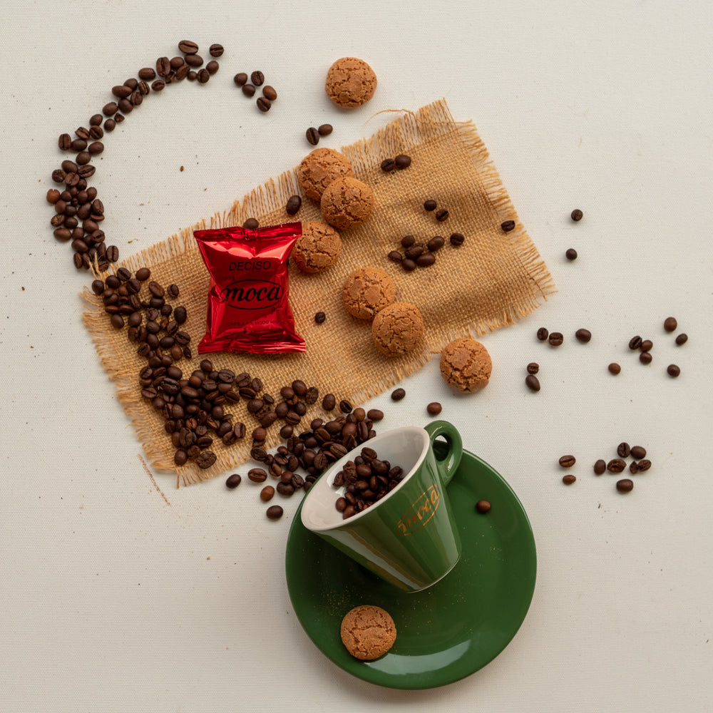 Capsule Caffè Moca - Compatibili A Modo Mio - Deciso - 96 pz