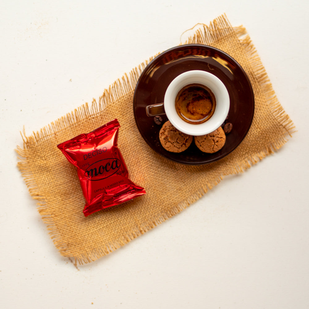 Capsule Caffè Moca - Compatibili A Modo Mio - Deciso - 96 pz