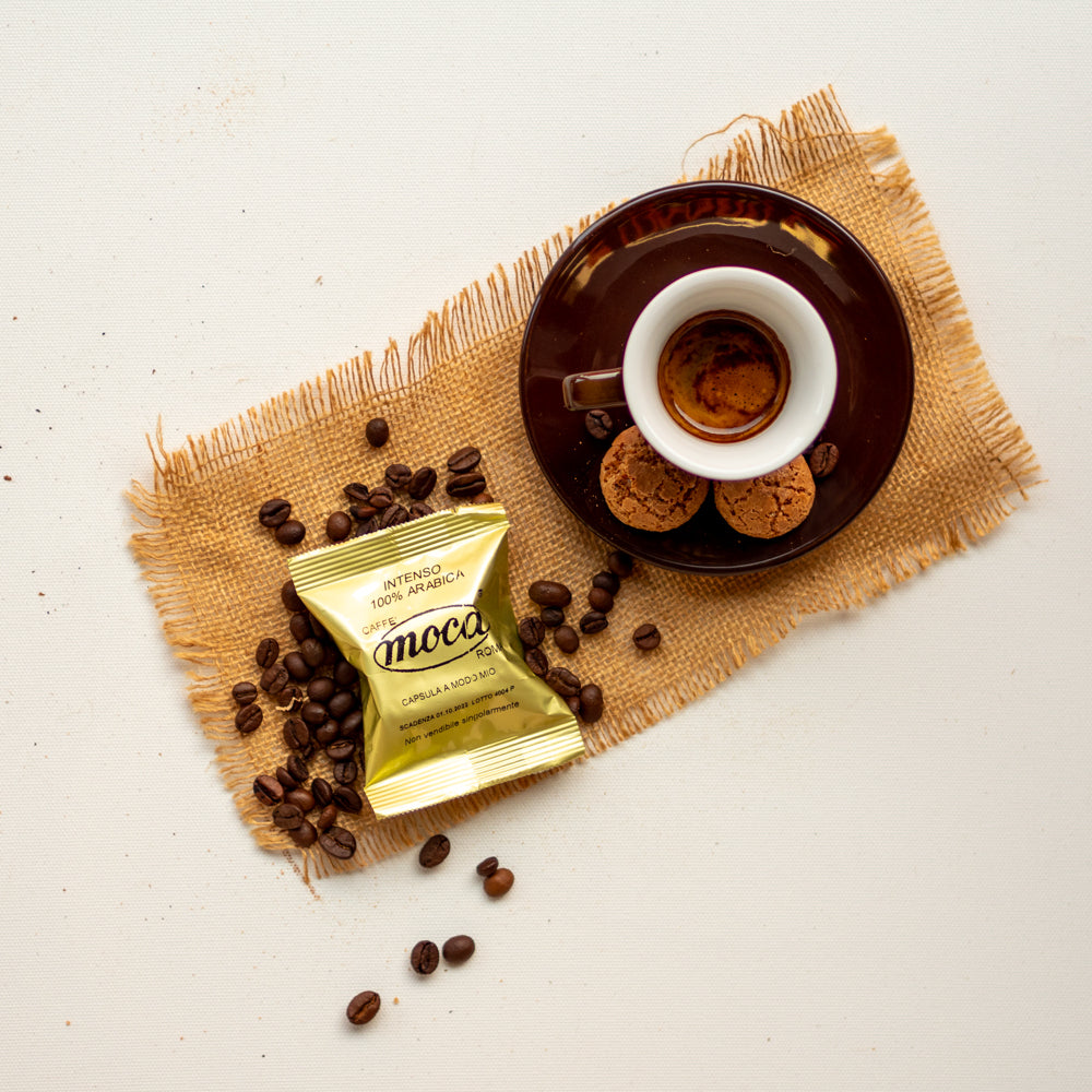 Capsule Caffè Moca - Compatibili A Modo Mio - Intenso - 96 pz