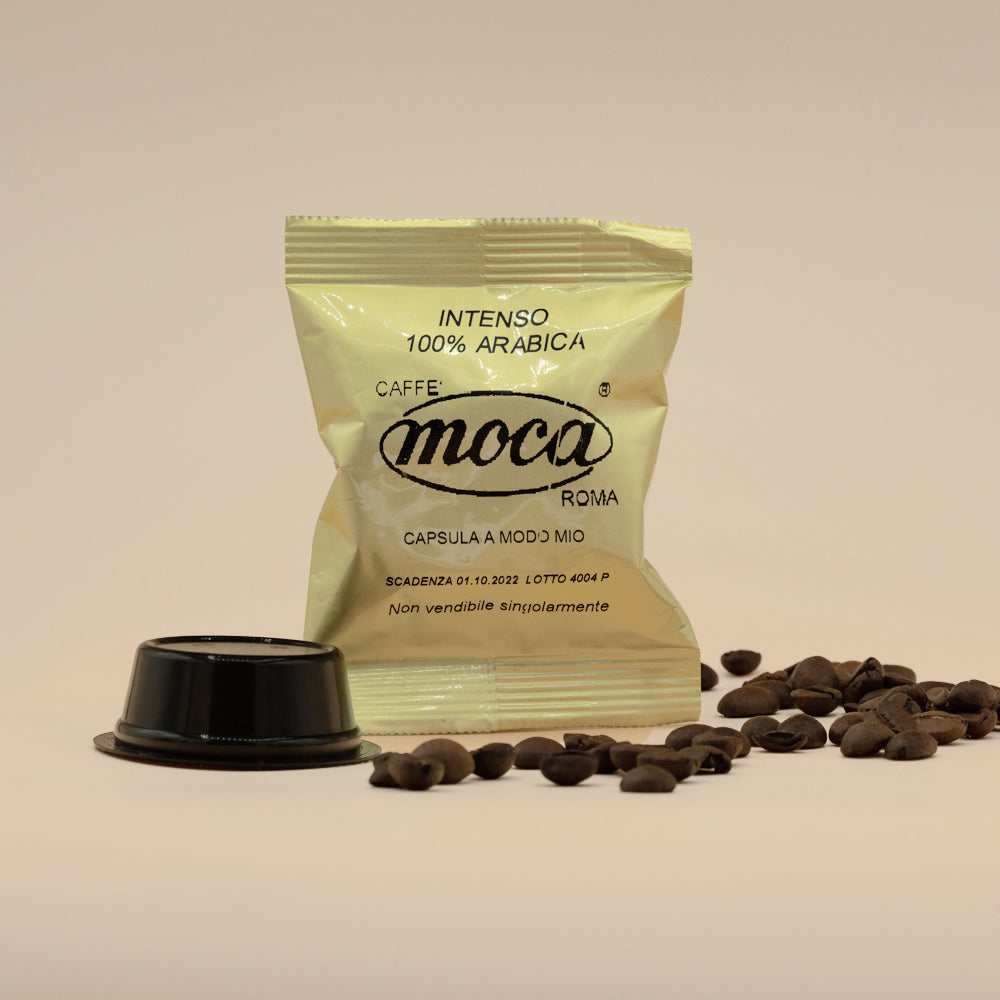 Capsule Caffè Moca - Compatibili A Modo Mio - Intenso - 96 pz