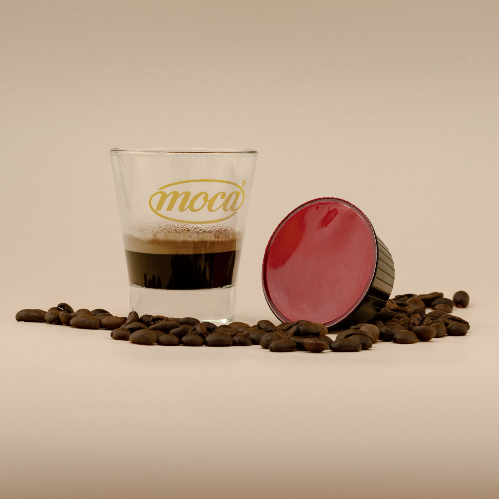 Single-dose Mocha Coffee Capsules Compatible with Nescafè Dolce Gust