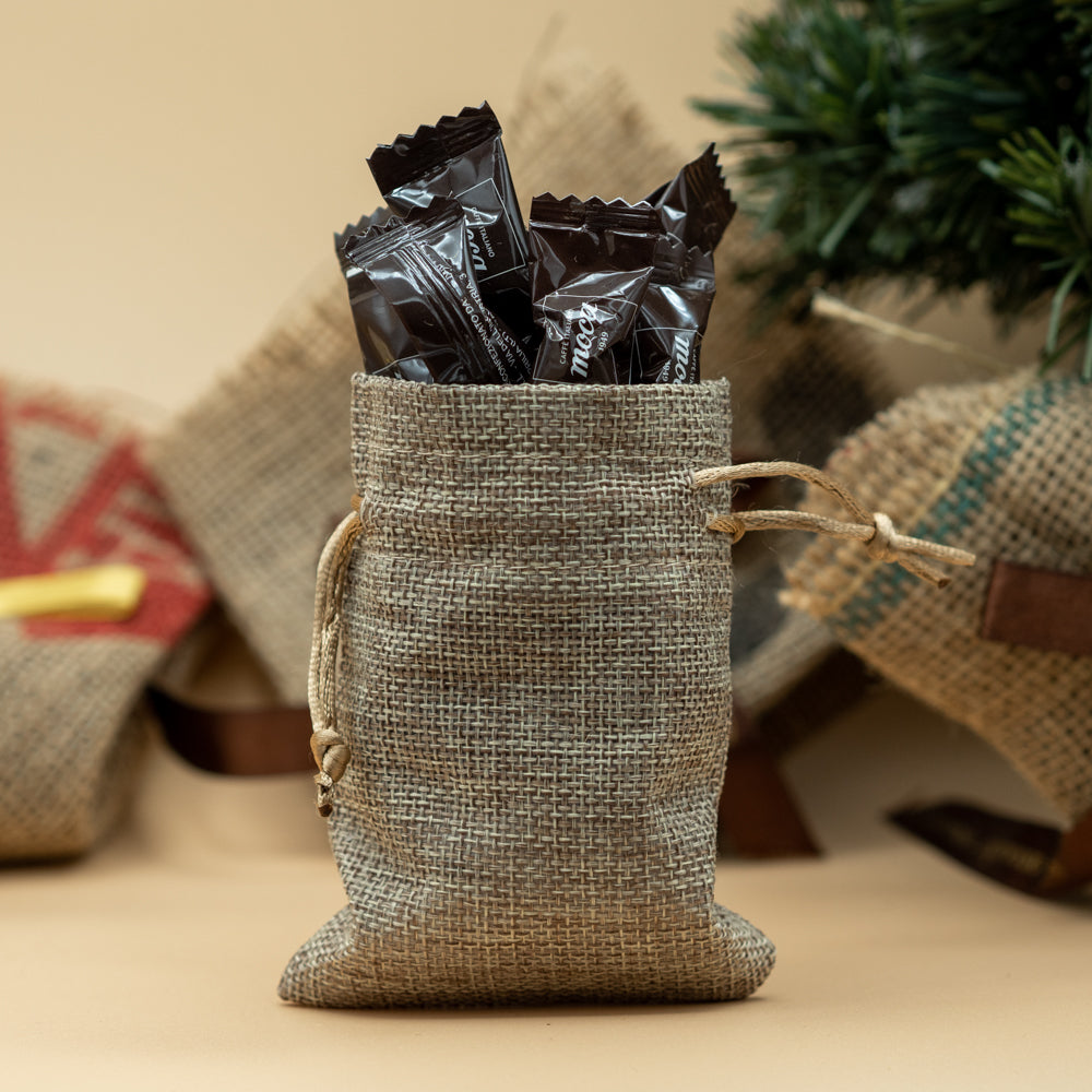 Cioccaffè - Confezione da 25g in Elegante Bustina Juta