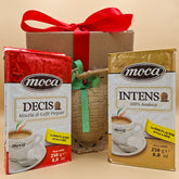 BOX natalizia con caffè Deciso ed Intenso + decorazione artigianale