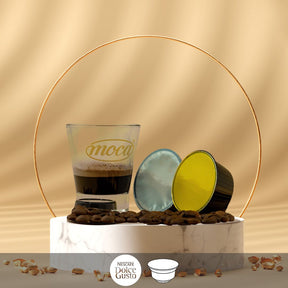 Capsule Caffè Moca - Compatibili Nescafè Dolce Gusto Caffè Decaffeinato Dek + Intenso