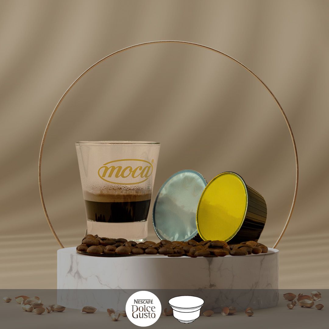 Capsule Caffè Moca - Compatibili Nescafè Dolce Gusto Caffè Decaffeinato Dek + Intenso