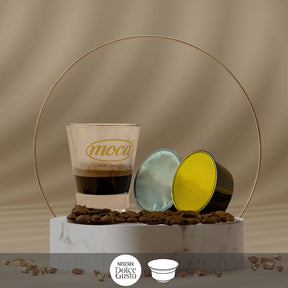 Capsule Caffè Moca - Compatibili Nescafè Dolce Gusto Caffè Decaffeinato Dek + Intenso
