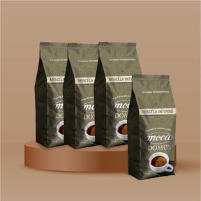 Caffè in grani Moca confezione FAMIGLIA - Intenso - 4x500g