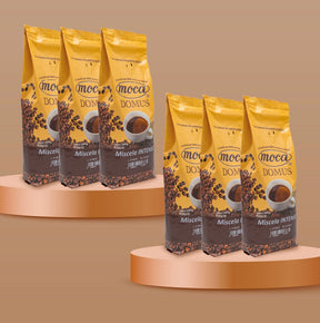 Caffè in grani Moca confezione FAMIGLIA - Intenso - 6x500g