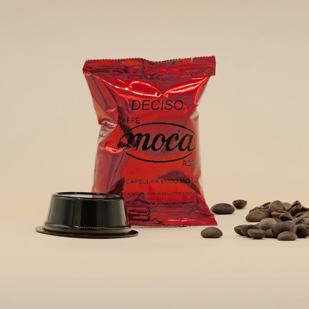 摩卡咖啡胶囊 - Lavazza A Modo Mio 兼容 - Deciso - 50 件