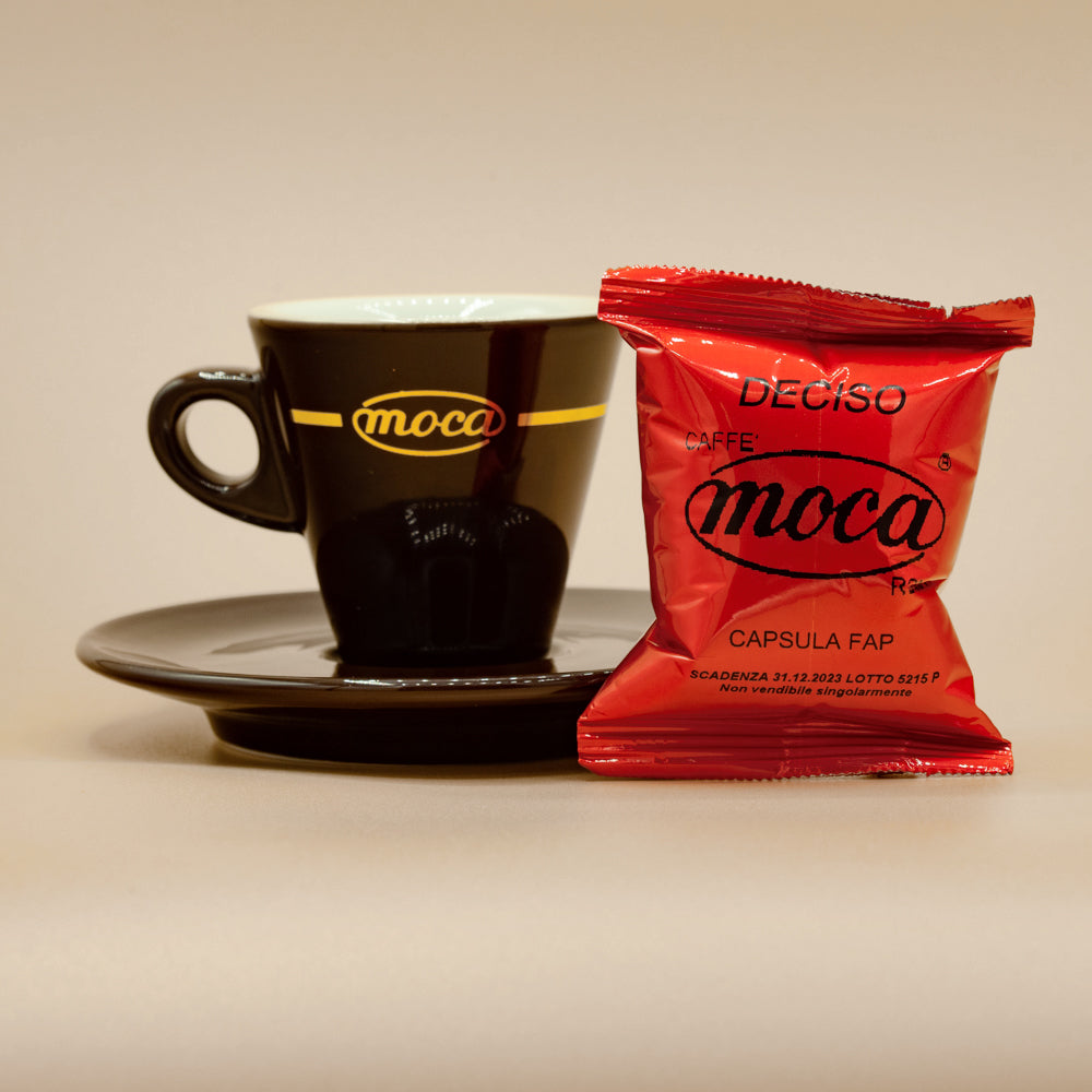 Capsule Caffè Moca - Compatibili Lavazza Espresso Point FAP - Deciso - 50pz