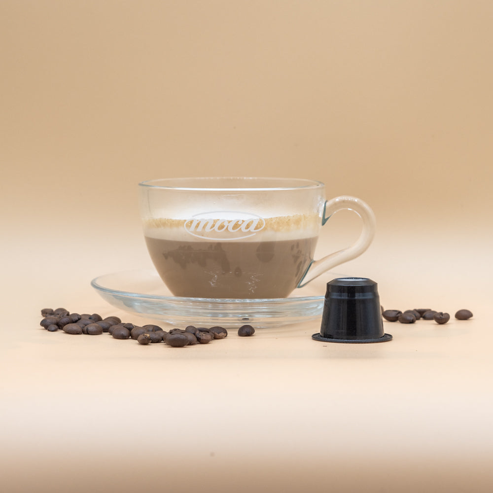 Moca 卡布奇诺咖啡胶囊 - 兼容 Nespresso - 100 件