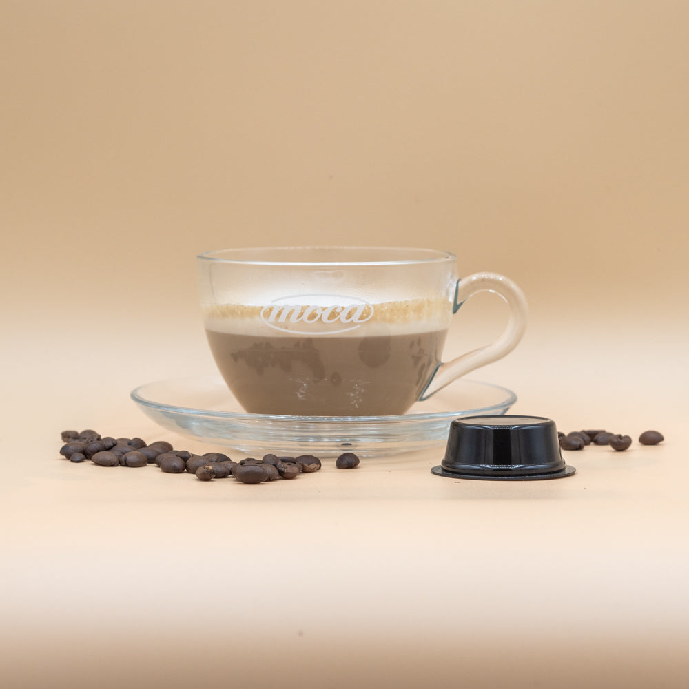 卡布奇诺摩卡咖啡胶囊 - Lavazza A Modo Mio 兼容 - 100 件