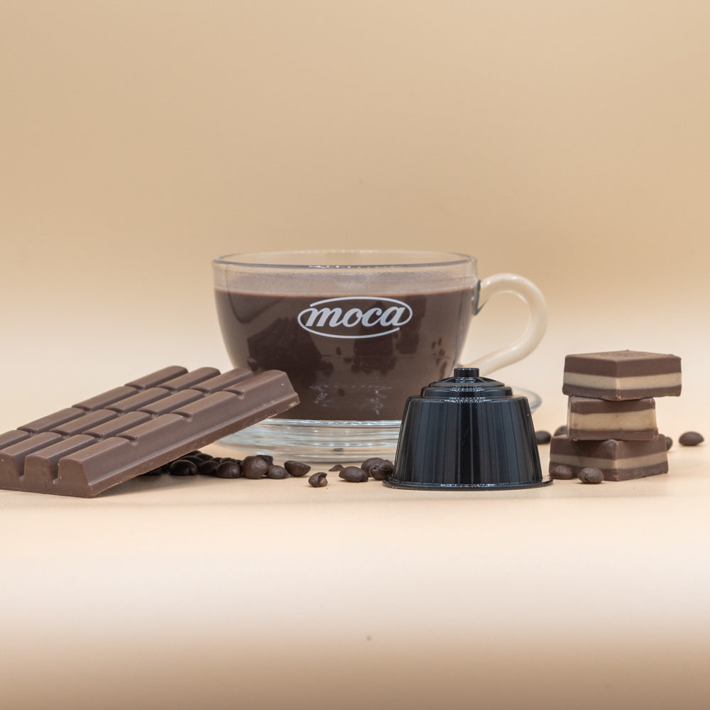 Moca 巧克力胶囊 - 与 Nescafè Dolce Gusto 兼容 - 50 粒
