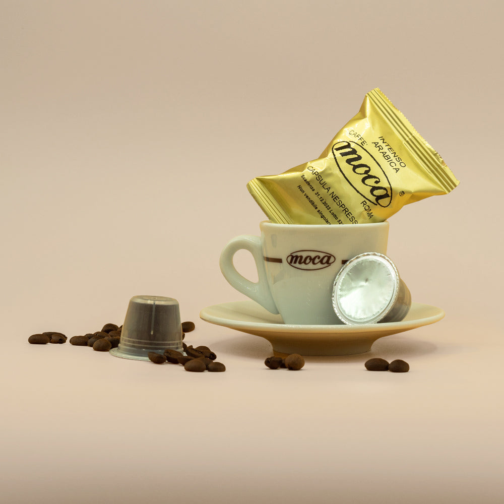 Moca 咖啡胶囊 - 兼容 Nespresso - 浓烈 - 100 粒