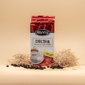 摩卡摩卡咖啡粉 1 公斤 - 浓烈、浓烈、Dek、黄金混合混合物 - 4 个真空包装和 250 克保鲜袋