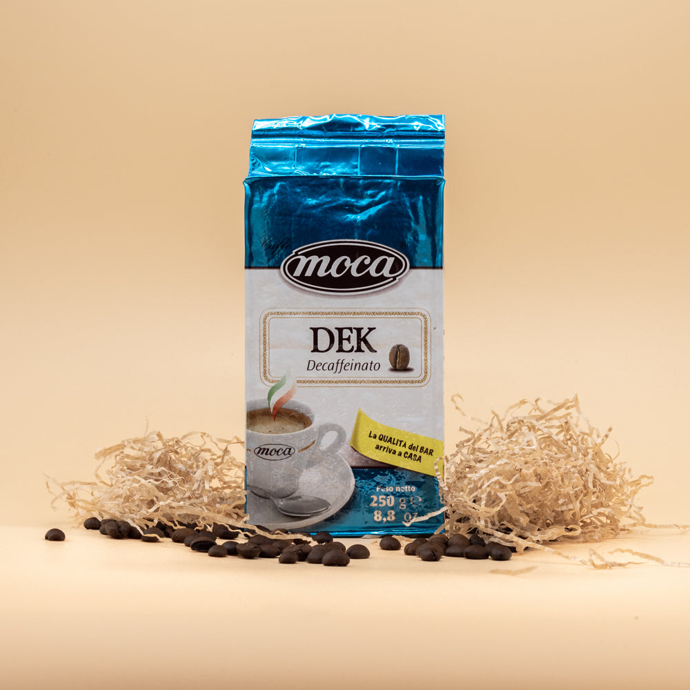 Mocha Ground Coffee for Moka 1KG - Strong, Intense, Dek, Gold Blend Mix - 4 Vacuum Packs and 250g Freshness Savers 