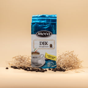 Caffè Macinato Moca per Moka 750g - Mix Deciso, Intenso, Dek - 3 Conf. Sottovuoto E Salvafreschezza da 250g