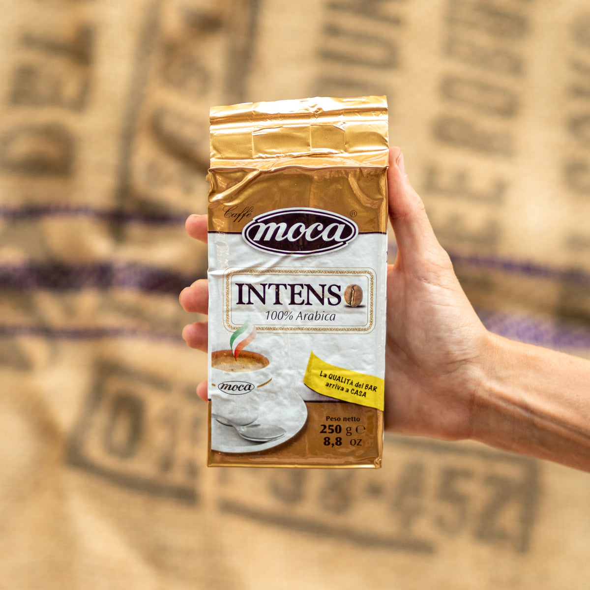 摩卡摩卡咖啡粉 1 公斤 - 浓烈 - 4 个真空包装和 250 克保鲜袋