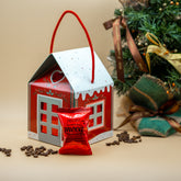 Casetta natalizia con 12 capsule di caffè - Compatibili Nespresso